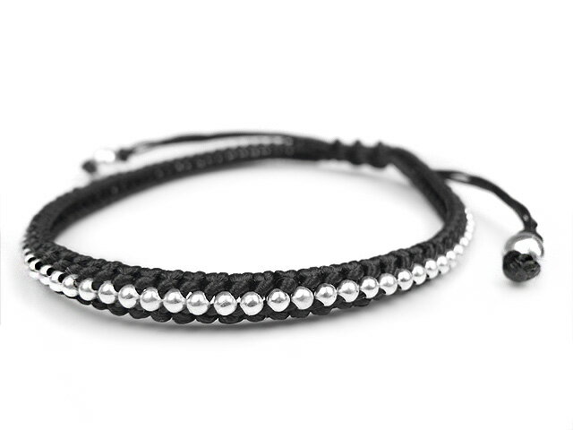 Karen Silver(カレンシルバー) シルバー950 ブレスレット アンクレット ミサンガ No.2 ▽ シルバー950 シルバー 銀 銀細工 シルバー9...