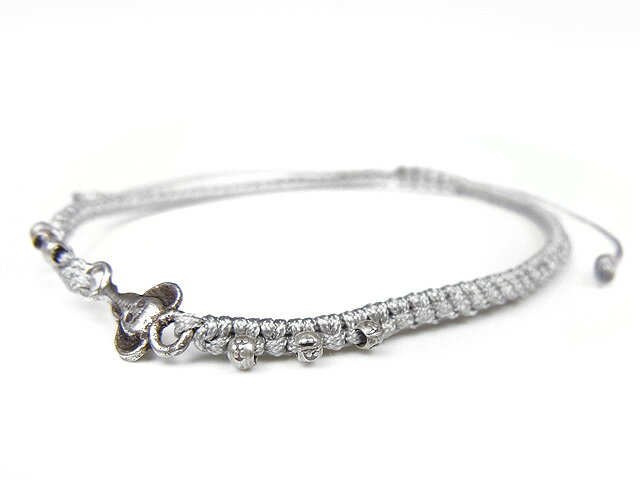 Karen Silver(カレンシルバー) シルバー950 ブレスレット アンクレット ミサンガ No.21 ▽ シルバー950 シルバー 銀 銀細工 シルバー...