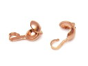 14KGF ピンクゴールドカラー ボールチップ 3.5mm【3コ販売】▽ パーツ アクセサリー クラフト 金具 USA製 14Kゴールドフィルド 14金ゴールド...