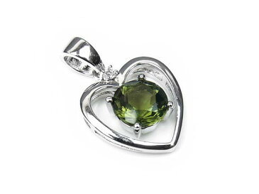 チェコ産 モルダバイト ペンダントトップ No.59【1コ販売】▽ モルダウ石 テクタイト 隕石 天然ガラス Moldavite ペンダント シルバー 天然石 ビーズ パワーストーン パーツ アクセサリー 素材 材料