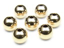 14KGF ビーズ 丸玉 6mm【1コ販売】▽ パーツ アクセサリー クラフト 金具 USA製 14Kゴールドフィルド 14金ゴールドフィルド 14K Gold...