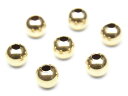 14KGF ビーズ 丸玉 3mm【10コ販売】▽ パーツ アクセサリー クラフト 金具 USA製 14Kゴールドフィルド 14金ゴールドフィルド 14K Gol...