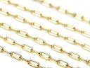 14KGF 長あずきチェーン 2.2mm【10cm販売】▽ パーツ アクセサリー クラフト 金具 USA製 14Kゴールドフィルド 14金ゴールドフィルド 14...