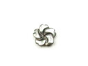 ブラックシェル フラワー 10mm typeA【1コ販売】▽ ブラックリップ 黒蝶貝 真珠母貝 Shell 花 彫刻 粒売り 天然石 ビーズ パワーストーン パ...