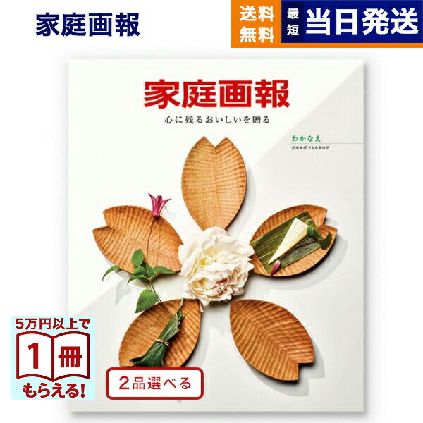 Rakuten - カタログギフト グルメ 送料無料 2品選べる 家庭画報 グルメカタログギフト わかなえ 内祝い お祝い 新築 出産 結婚式 快気祝い 引き出物 香典返し ギフトカタログ 食べ物 2つ選べる 3万円コースギフト