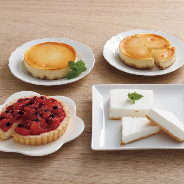 北海道3つのケーキセット