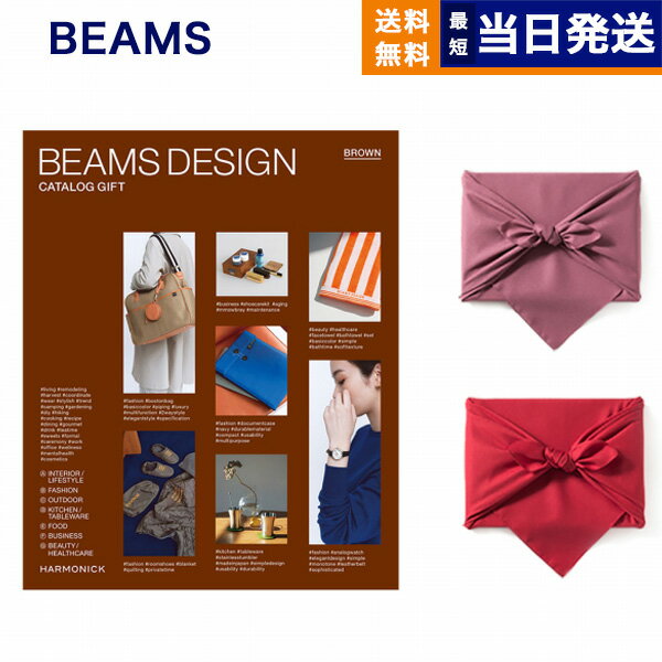 BEAMS DESIGN CATALOG GIFT BROWN　【風呂敷包み】 父の日 ギフト プレゼント 父の日ギフト 父の日プレゼント