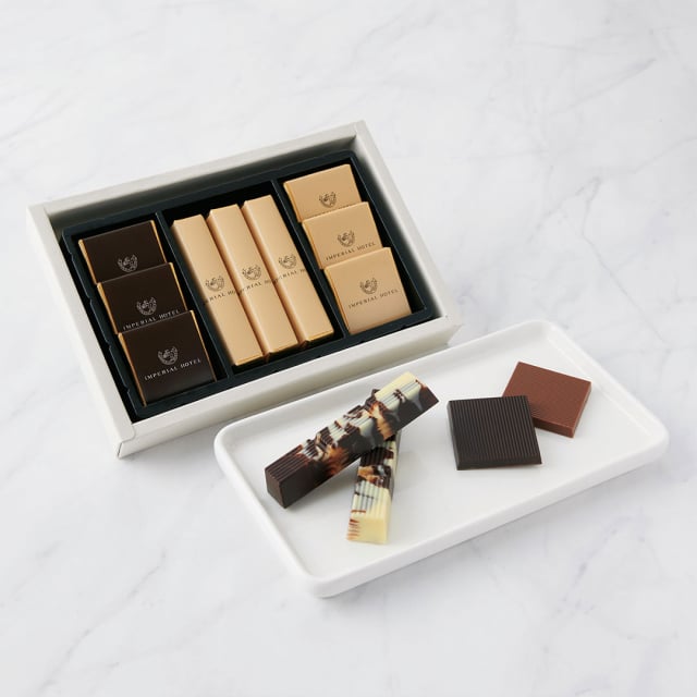 帝国ホテル チョコレート　スティック&プレート（TA-15BE）ギフトセット チョコ ギフト 個包装 ギフトラッピング スイーツ お配り お返し 内祝い 結婚祝い 出産祝い 結婚内祝い 出産内祝い おしゃれ 高級 人気 贈り物 本命 義理 最強配送 バレンタイン チョコ ギフト 2026