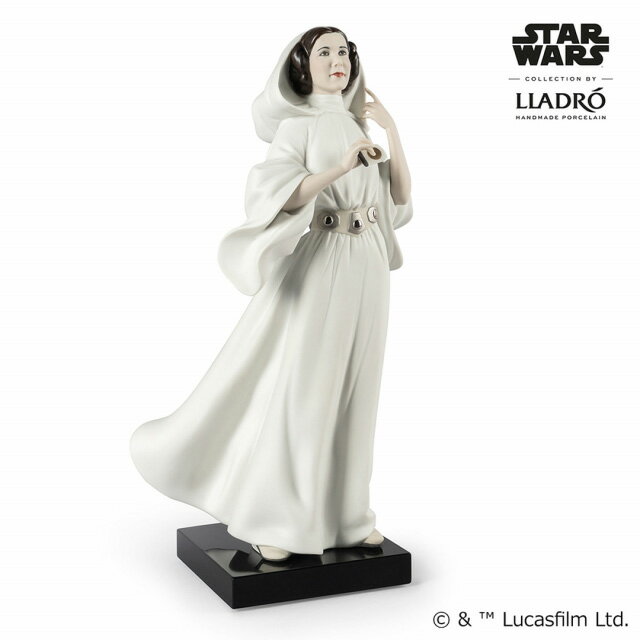 LLADRO(リヤドロ) レイア姫 A09412 プレゼント ギフト お返し お祝い 出産 結婚 退職 内祝い 新築祝い 人形 おしゃれ かわいい 置物 スターウォーズ 入学祝い お返し 男性 結婚内祝い 祝い返し 誕生日プレゼント 誕生日祝い敬老の日 ギフト 母の日 父の日 ギフト 2025