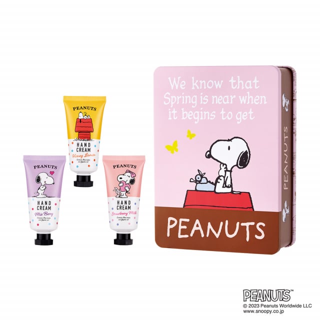 PEANUTS（ピーナッツ）ハンドクリームギフト（缶） ホワイトデー ギフト お返し プレゼント お祝い 内祝い