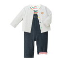 MIKI HOUSE(ミキハウス) ミキハウス プッチーオーバーオールセット ベビー服 子供服 子ども服 70cm 80cm 2ヶ月 1歳半 赤ちゃん こども ...