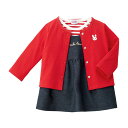 MIKI HOUSE(ミキハウス) うさこジャンパースカートセット ベビー服 子供服 子ども服 70cm 80cm 2ヶ月 1歳半 赤ちゃん こども 女の子 フ...