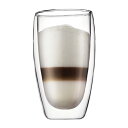 Bodumのダブルウォールグラス bodum ボダム PAVINA パビーナ ダブルウォールグラス 0.45L×2個セット ギフト プレゼント グラス おうちカフェ おこもり おうち時間 お返し 母の日 ギフトセット ガラス 手作り 耐熱