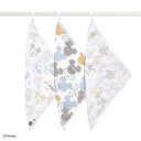 ベビーグッズ aden+anais (エイデンアンドアネイ) ディズニーコレクション ウォッシュクロス (3枚組セット) 『ミッキー+ミニー』 [AWCC300...