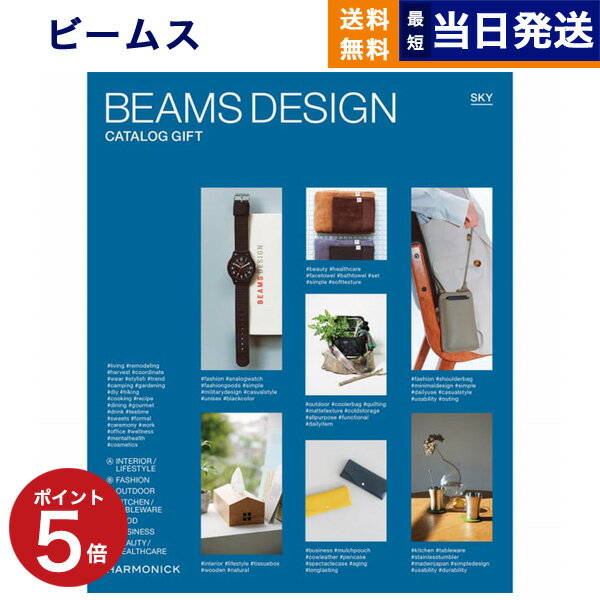 【あす楽13時まで対応 土日祝も可】BEAMS DESIGN CATALOG GIFT SKY ビームス スカイ カタログギフト 送料無料 内祝い お祝い 新築 出産 結婚祝い 快気 父の日 引き出物 ギフトカタログ メンズ …