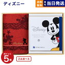 【あす楽13時まで対応 ※土日祝も可】2品選べる ディズニー カタログギフト(HAPPYコース)+バスタオルセット(レッド) カタログギフト 送..