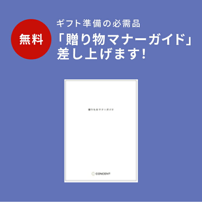 CONCENTオリジナル 贈りものマナーガイド＋カタログサンプル一式 無料 お返し カタログギフト グルメカ..