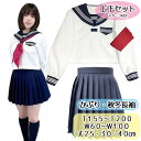 取り寄せ 上下セット T155〜T200 W60〜100 丈25〜40cm No.1818n 秋冬 クリーム×濃紺 セーラー服 制服上下 No.1818ns か...