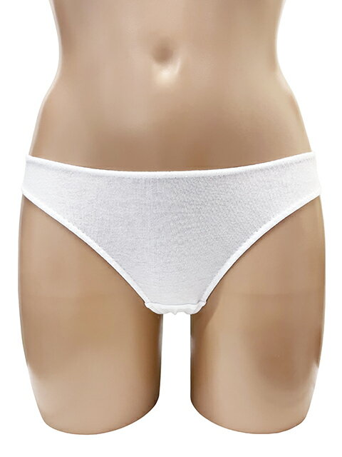 Mサイズ LLサイズ コットン製 ノーマルショーツ パンツ パンティ wbb-35 ショーツ ホワイト 無地 女性用下着 レディースインナー 綿素材 クロッチ付き シンプル かわいい 柔らかい スクール 実用的 清潔感 勝負下着 コスチューム 国内生産