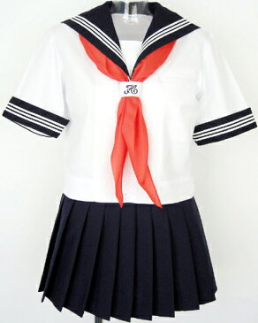 セーラー服 制服 学生服 wcs-15b B体 春夏 半袖セーラー服 上着のみ wcs- 32B-34B レディース スクールパール 横幅広め かぶり 前開き 白セーラ