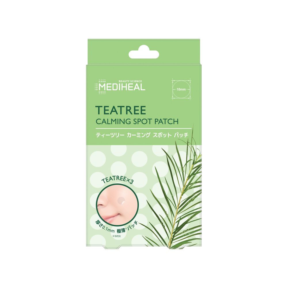 メディヒール ティーツリーカーミングスポットパッチ 10mm 60枚入 極薄 0.1mm MEDIHEAL ニキビパッチ スポットパッチ ニキビ 毛穴 毛穴ケア...