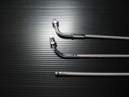 ホンダVFR400R90~専用ワイヤーセットブラック(STD~300mm)【国産】NEXTDOOR製