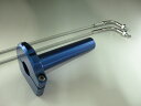 カワサキ 98〜03 Dトラッカー250 ハイスロアクセルワイヤーSET ノーマルキャブ車 専用 ブルー/メッシュ (STD〜300mm)【国産】NEXTDO...