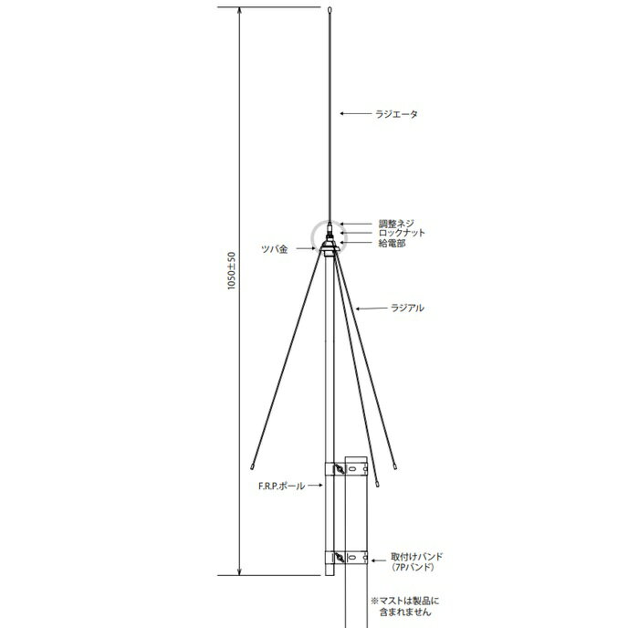 サガ電子　AL-144F(AL144F)　固定用　144MHz帯アローラインアンテナ 144MHz
