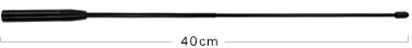 ●全長:7.5cm ●重量:20g ●周波数:140MHz帯 ●インピーダンス:50Ω ●接栓:SMA型 (SMA-P) ●形式:1/4λ　単一型