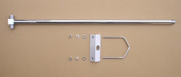 ＜144MHz 電力 2分配器＞ 周波数：144〜146MHz インピーダンス：50Ω VSWR：1.1以下 挿入損失：0.15dB以下 最大入力：500W（FM） コネクター：N−J 全長：550mm 取付金具適合マスト径：φ25〜φ60mm 重量：620g 付属品：マスト取付金具一式