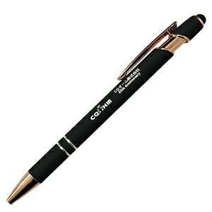 45周年記念スタイラス付き高級ボールペン / ブラック【ゆ】