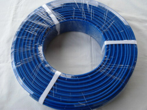 グラスファイバー工研　デベグラスワイヤー5φ100m(青)