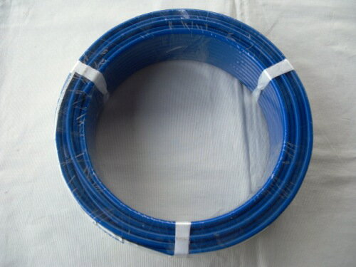 グラスファイバー工研　デベグラスワイヤー5φ20m(青)