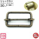 移動カン リュックカン ナスカン 送りカン アジャスター 移動かん 30mm 付け方 通し方 ショルダーベルト ナスカンショルダー バック カバン 水筒ケース ベルト リュック リュックサック 調整 金具 部品 手芸 紐 パーツ コキ 1本線送り Dカン ハンドメイド アンティーク 5個