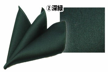 ポケットチーフ シルク 無地 アウトレット モス グリーン 緑 シャンタン ポケットチーフ 無地 日本製 シルク100％ 結婚式/披露宴/パーティー 入学式 卒業式