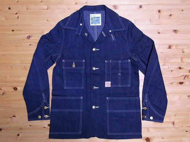 HEADLIGHT[ヘッドライト] カバーオール 11oz. DENIM WORK COAT HD12235 (NAVY) 送料無料【smtb-kd】