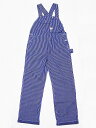 DRUM MAJOR[ドラムメジャー] オーバーオール DM41749 リバティーストライプ ハイバック 8oz. LIBERTY STRIPE OVERALLS (ネイビー) 送料無料 代引き手数料無料 【RCP】