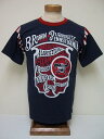 Groovers グルーヴァーズ Tシャツ BROWM VS PENNSYLVANIA (NAVY)