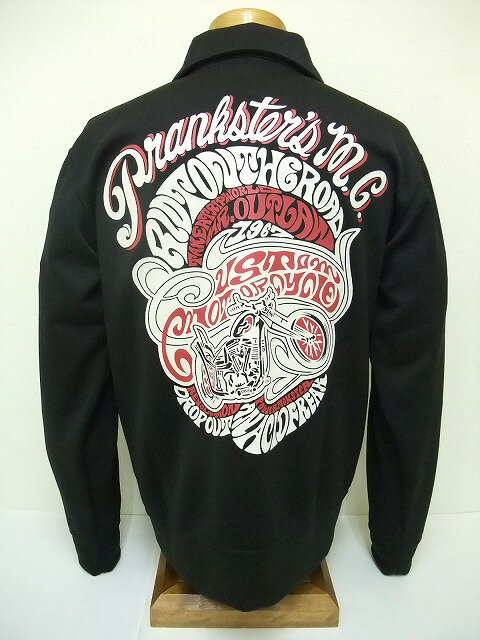MWS[エムダブルエス] ジャージ PRANKSTERS M.C. ZIP JERSEY (BLACK) 送料無料【smtb-kd】