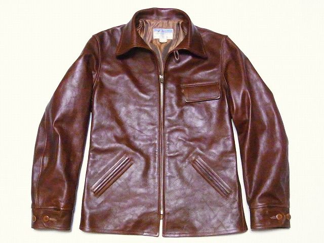 Buzz Rickson's[oYN\Y] JtHjA CALIFORNIAN U[X|[cWPbg BR80561 BRONCO HIDE LEATHER SPORTS JACKET vW (R/uE)  萔