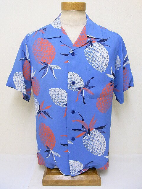 SUN SURF[サンサーフ] アロハシャツ PINEAPPLE SS35315 (BLUE)