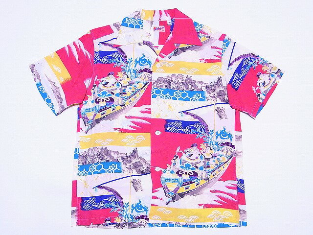 SUN SURF[サンサーフ] アロハシャツ THE SEVEN GODS OF GOOD LUCK SS36021 (RED) 送料無料 代引き手数料無料