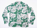 SUN SURF[TT[t] AnVc SS28018 PATTERN OF TROPICAL PLANTS L/S RAYON HAWAIIAN SHIRT (O[)  萔 yRCPz