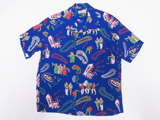 SUN SURF[サンサーフ] アロハシャツ SS38320 ALOHA OE (ネイビー) 送料無料 代引き手数料無料 【RCP】