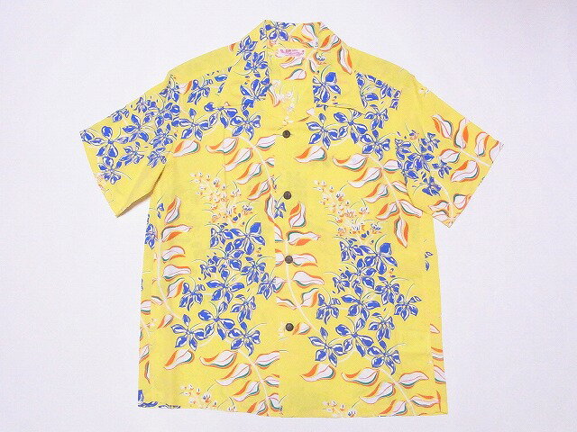 SUN SURF[サンサーフ] アロハシャツ SS39221 GINGER LILY (イエロー) 送料無料 代引き手数料無料