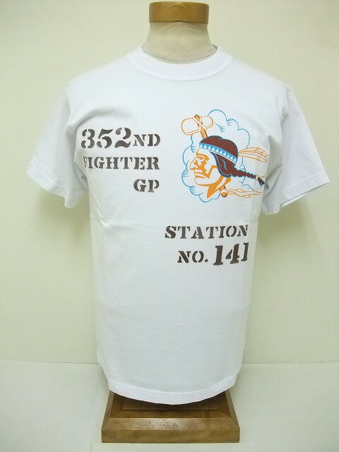 Buzz Rickson 039 s バズリクソンズ Tシャツ 352nd FIGHTER GROUP (WHITE)