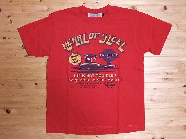 RICE BURNER[ライスバーナー] Tシャツ SHOW TIME！ (レッド)