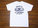 Buzz Rickson's[バズリクソンズ] Tシャツ BR78707 U.S. PARATROOPER (ホワイト)