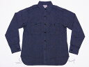 Buzz Rickson's[oYN\Y] [NVc Q Vu[ BR26082  MOCK TWIST CHAMBRAY WORK SHIRT (BLACK)  萔