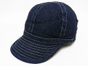 Buzz Rickson 039 s バズリクソンズ アーミーデニムキャップ BR02308 ARMY DENIM CAP SOLID デニムキャップ (NAVY)